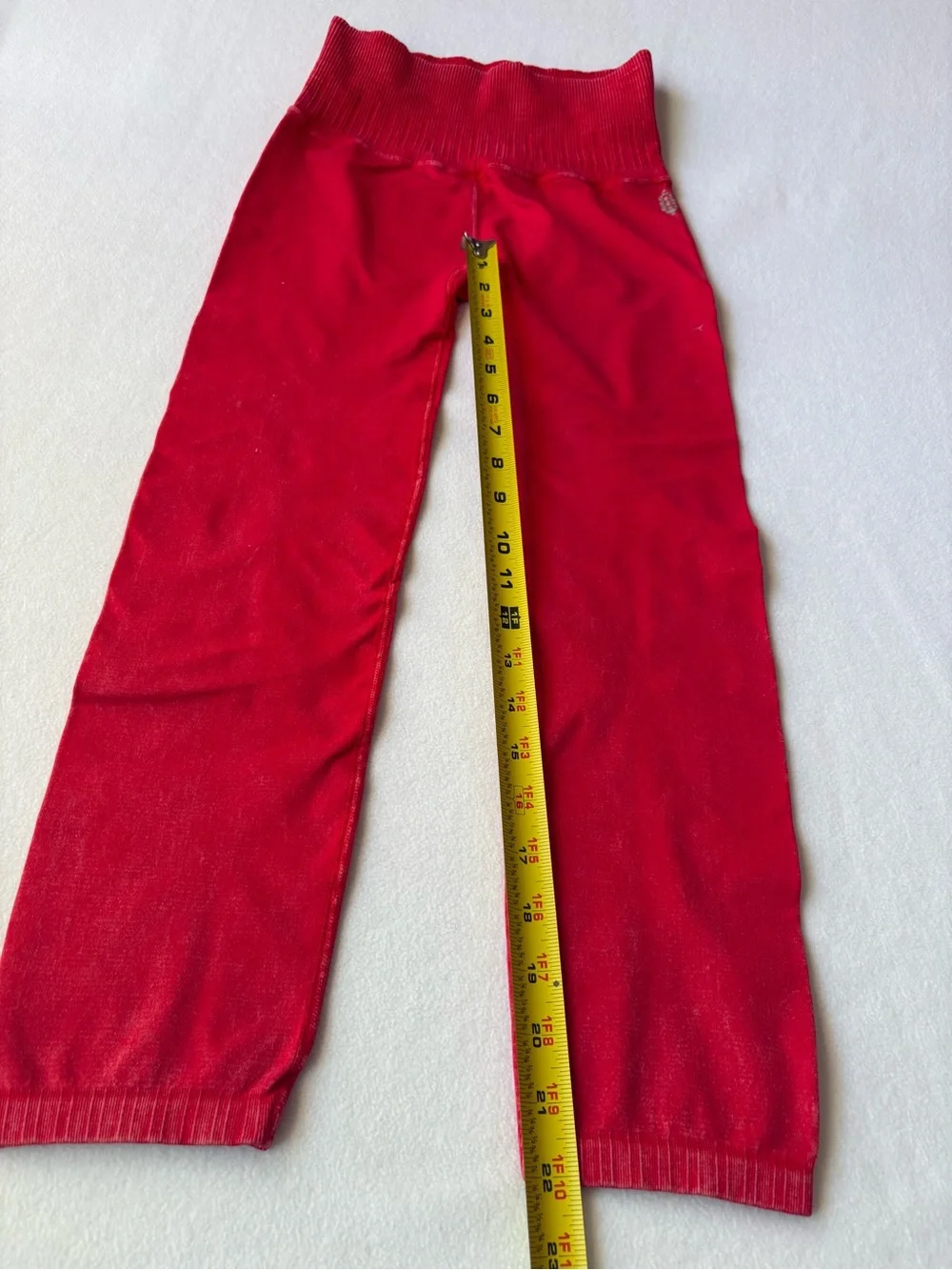 Free People Movement Good Karma Leggings Cherry Red ( s/m)